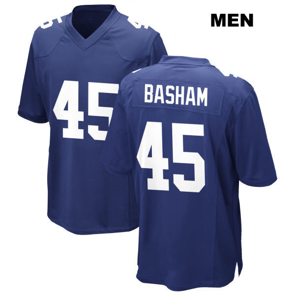 Boogie Basham New York Giants Stitched Mens Number 45 Home Royal Game Football Jersey