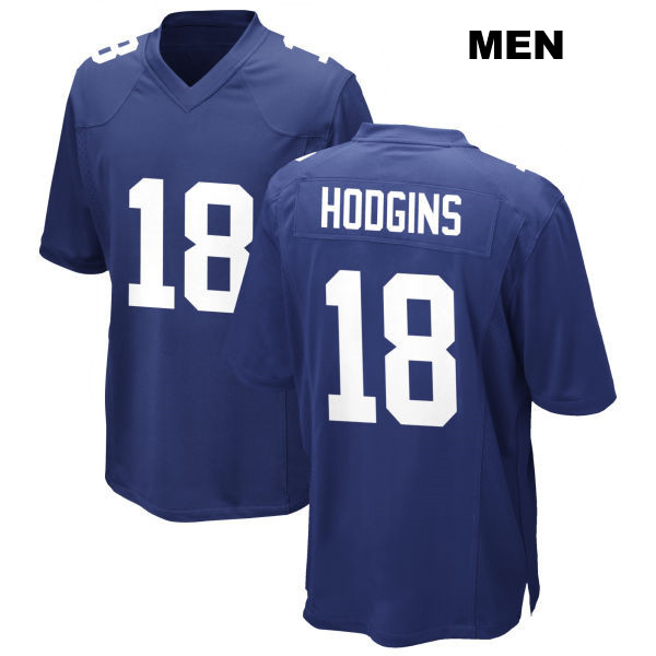 Home Isaiah Hodgins New York Giants Mens Stitched Number 18 Royal Game Football Jersey