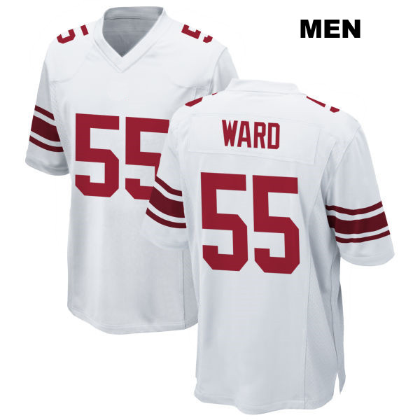 Jihad Ward Away New York Giants Stitched Mens Number 55 White Game Football Jersey