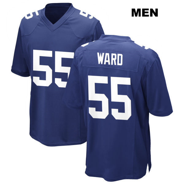 Jihad Ward New York Giants Mens Home Number 55 Stitched Royal Game Football Jersey